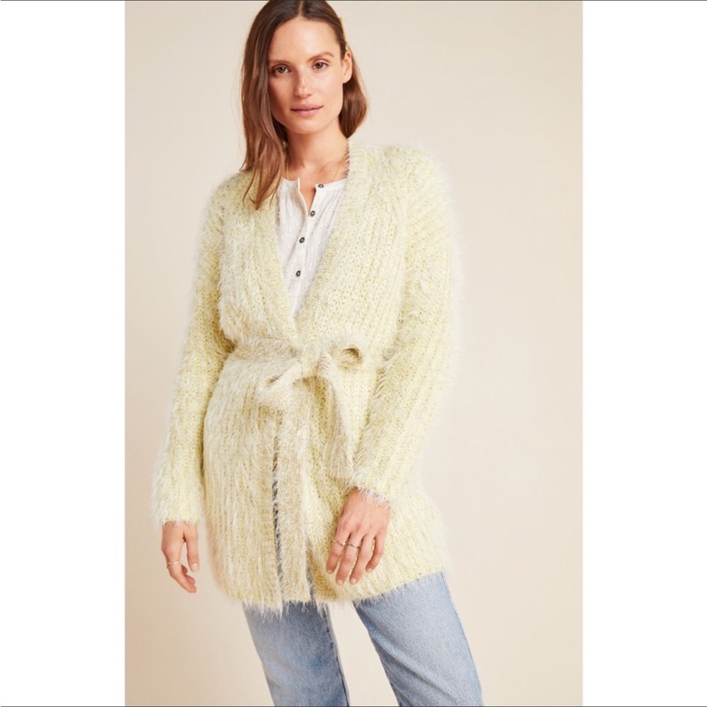Anthropologie Larkin Shimmer Cardigan-XS